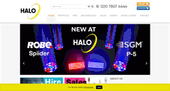 Desktop Screenshot of halo.co.uk