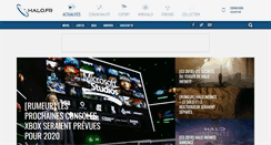 Desktop Screenshot of halo.fr