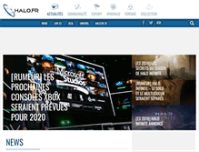 Tablet Screenshot of halo.fr
