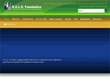 Tablet Screenshot of halo.org